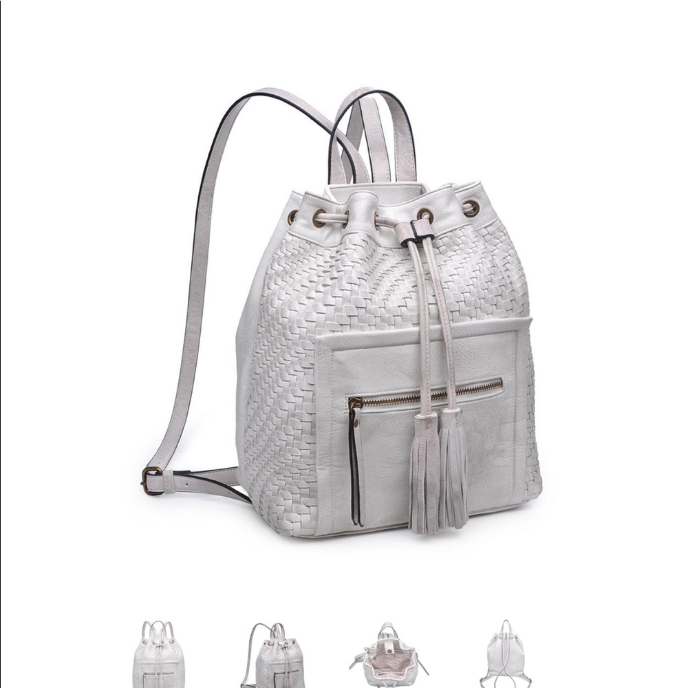 Moda Luxe White Backpack - Picture 3 of 8